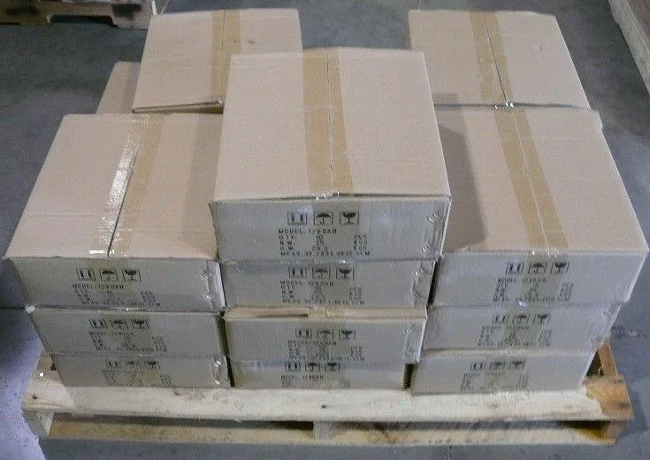 Rectangular sealed lead-acid battery block, matte black case with two terminal posts, 12V 9AH label visible
