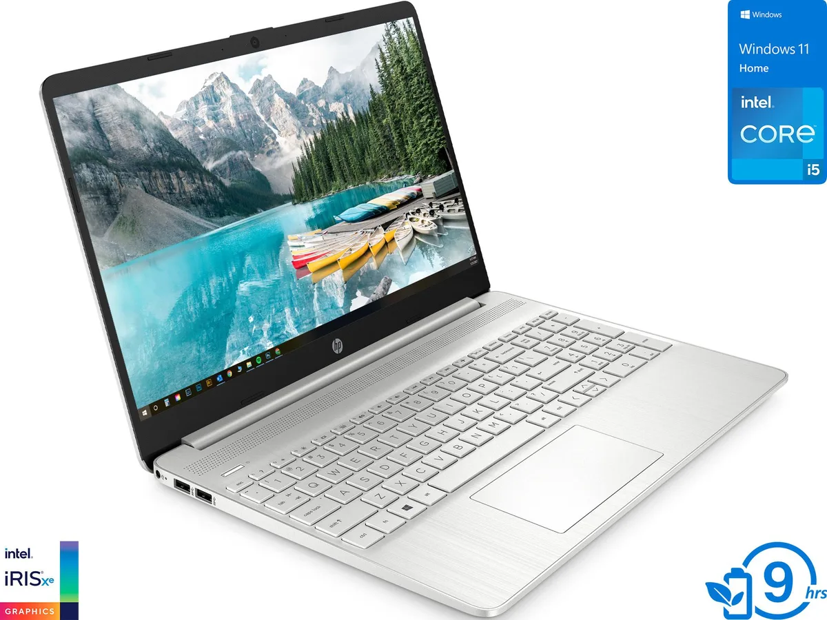 HP HP 15 laptop i5-1135G7 12GB 256GB NVMe 15.6 FHD IPS Silver — product photo