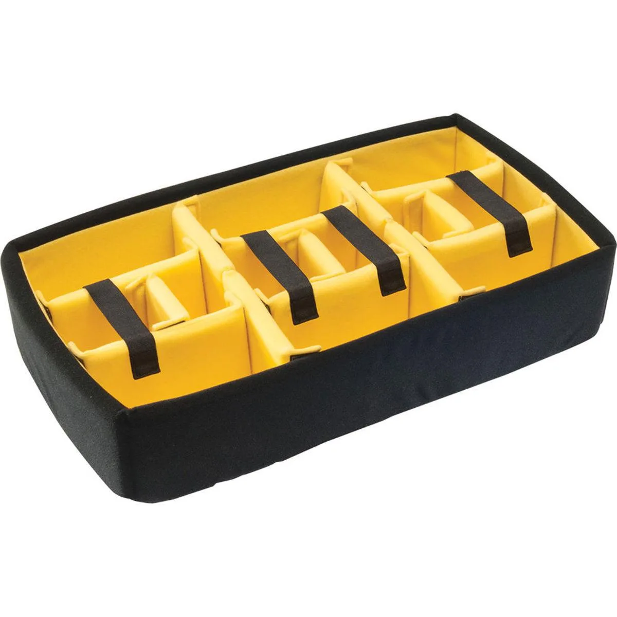 Pelican Products, Inc. Pelican 1525AirDS Padded Divider Set for 1525 Air Case Black Yellow — product photo