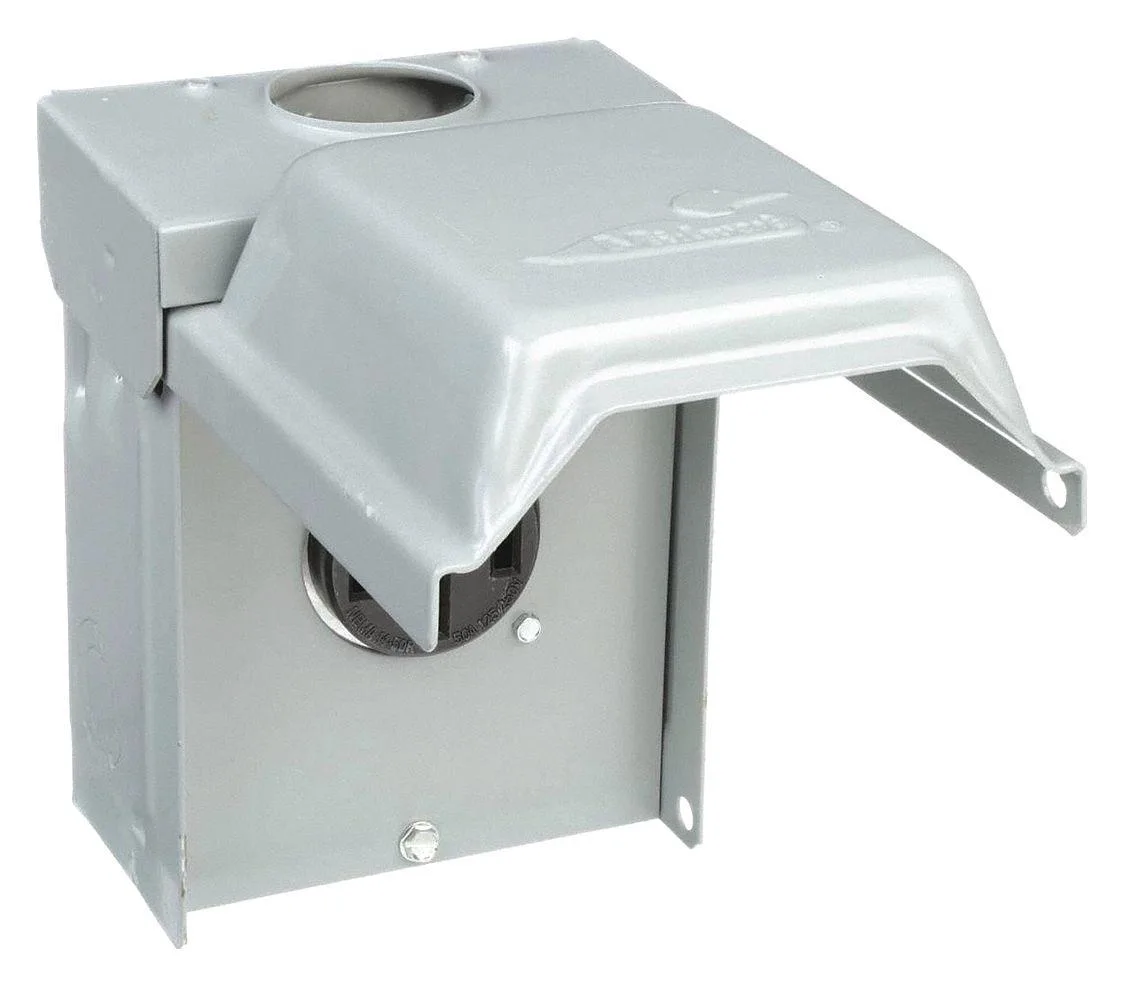 GE GE U054 Unmetered Surface Power Outlet 14-50R 50 A 120/240V AC — product photo