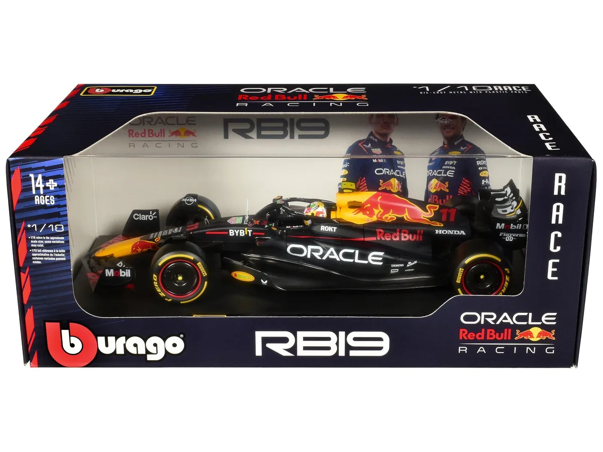 BBURAGO BBURAGO Red Bull Racing RB19 #11 Sergio Perez "Oracle" 1/18 Diecast Hobby Collectible — product photo
