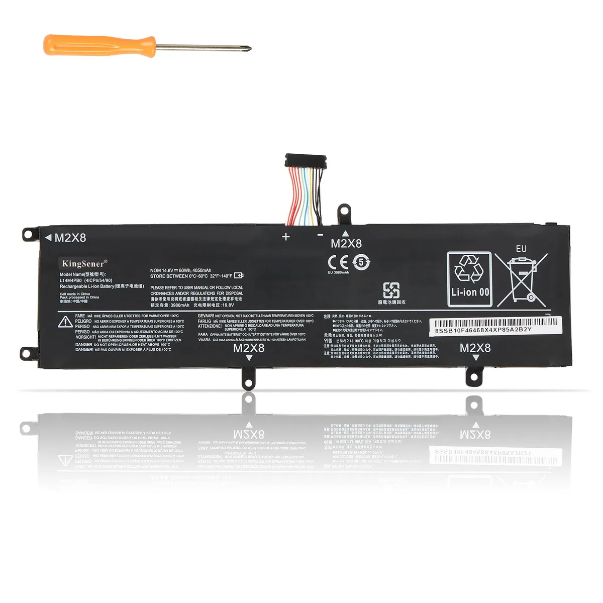 KingSener KingSener T470 L14M4PB0 14.8V 60WH 4050mAh laptop battery — product photo