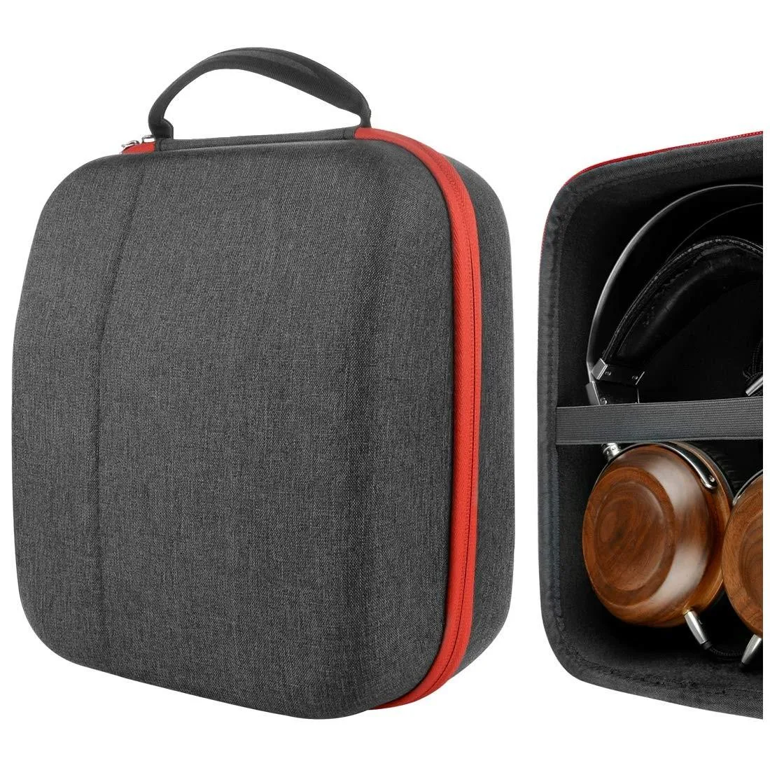 Geekria Geekria Shield Headphones Case Dark Grey 2 in 1 accessory — product photo