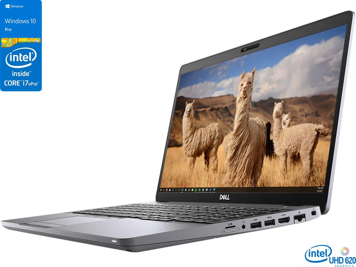 DELL DELL 5510 laptop Core i7-10610U 8GB RAM 256GB NVMe SSD — product photo