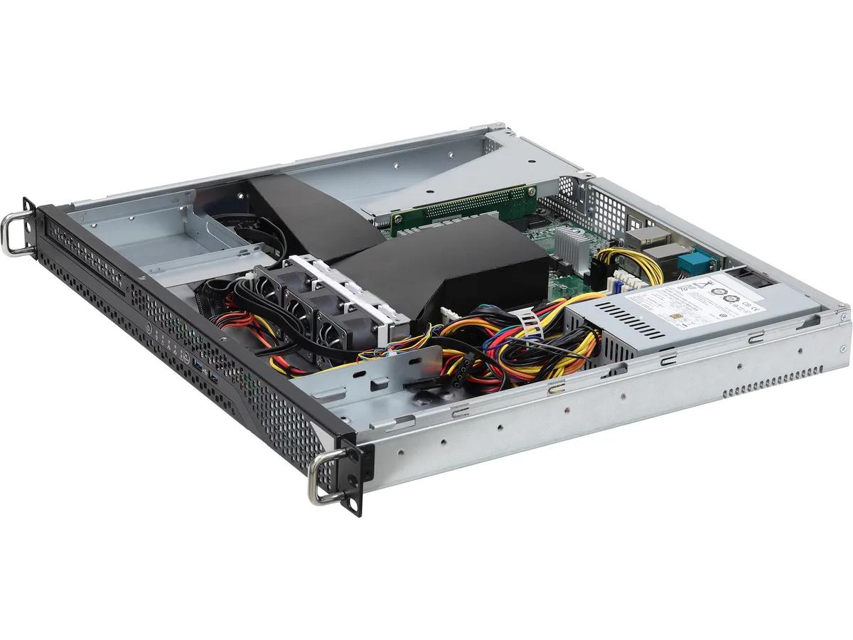 ASRock Rack ASRock Rack 1U2LW-X570 1U barebone server 2 bays AM4 X570 — product photo