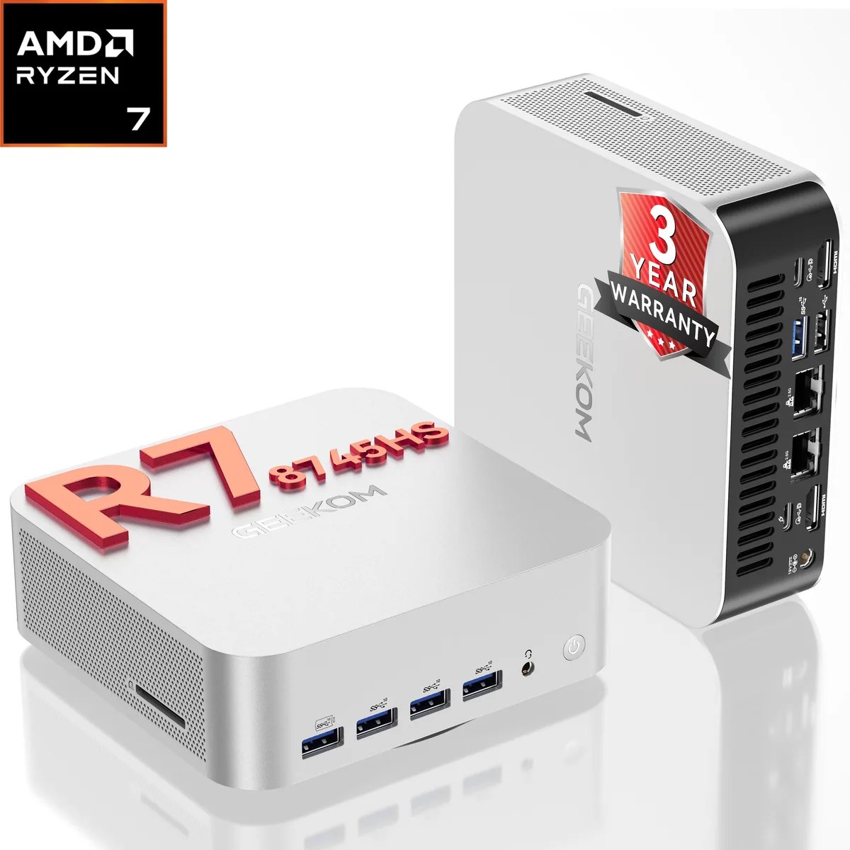 GEEKOM GEEKOM GMA8MAXR78745HS-161-US mini PC Ryzen 7 8745HS 16GB DDR5 1TB — product photo