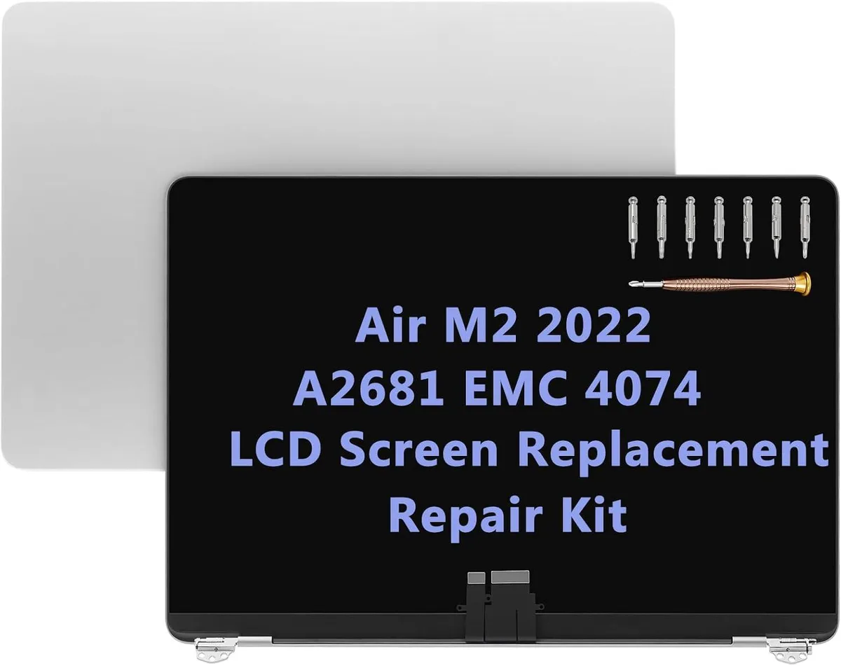 NUOLAISUN NUOLAISUN 13.6" MacBook Air M2 2022 A2681 EMC 4074 Silver laptop screen — product photo