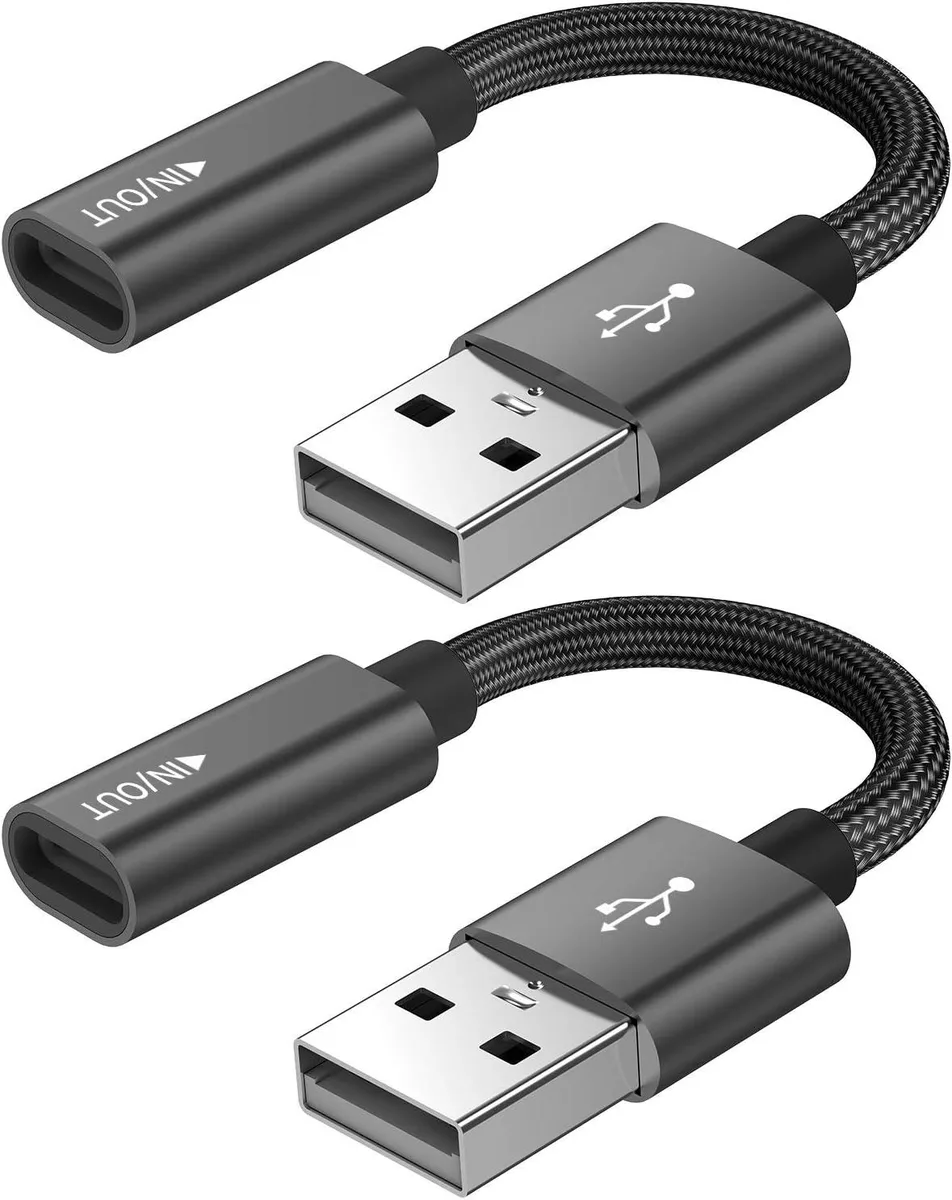 Brainwavz Brainwavz USB C Female to USB Male Adapter 2-Pack — product photo