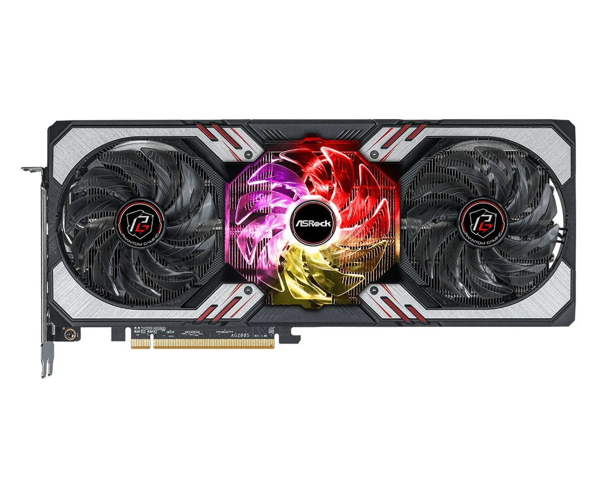 ASRock ASRock Radeon RX 6700 XT Phantom Gaming D 12GB GDDR6 graphics card — product photo