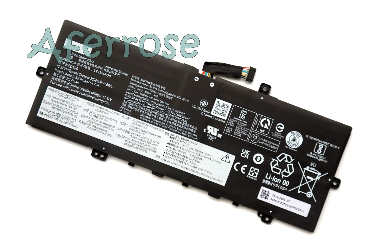 GOLDIX GOLDIX L21B4PD0 L21C4PD0 L21M4PD0 56Wh 15.52V laptop battery — product photo