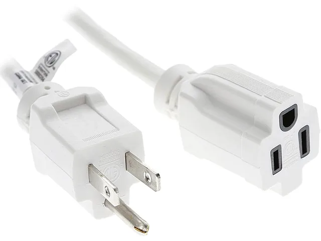 Nippon Labs Nippon Labs 60POW-EXT-12WT 12 ft 16/3 SJTW computer power extension cord — product photo