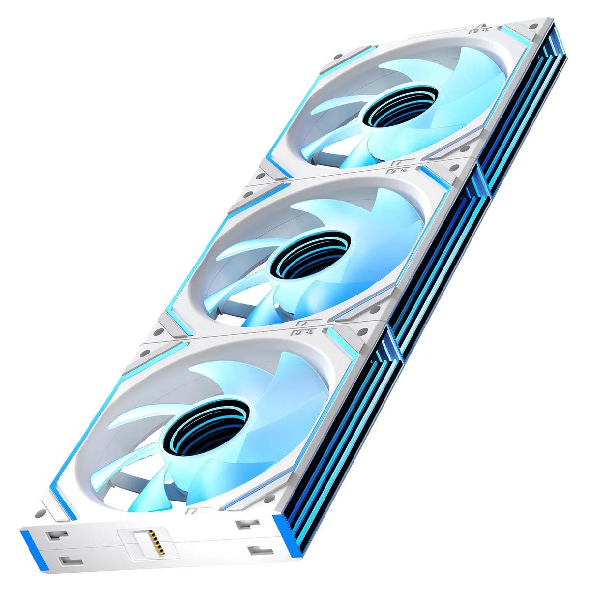 Jungle Leopard Jungle Leopard Interstellar V2 120mm Case Fan White 3-Pack — product photo