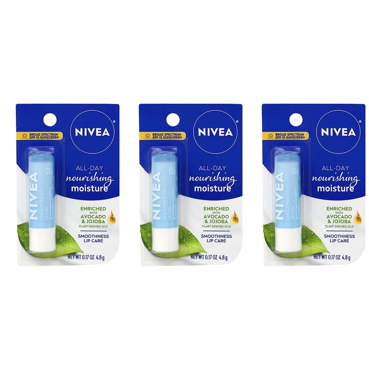 Nivea Nivea Skin Care SPF 15 0.17 oz 3 Pack — product photo