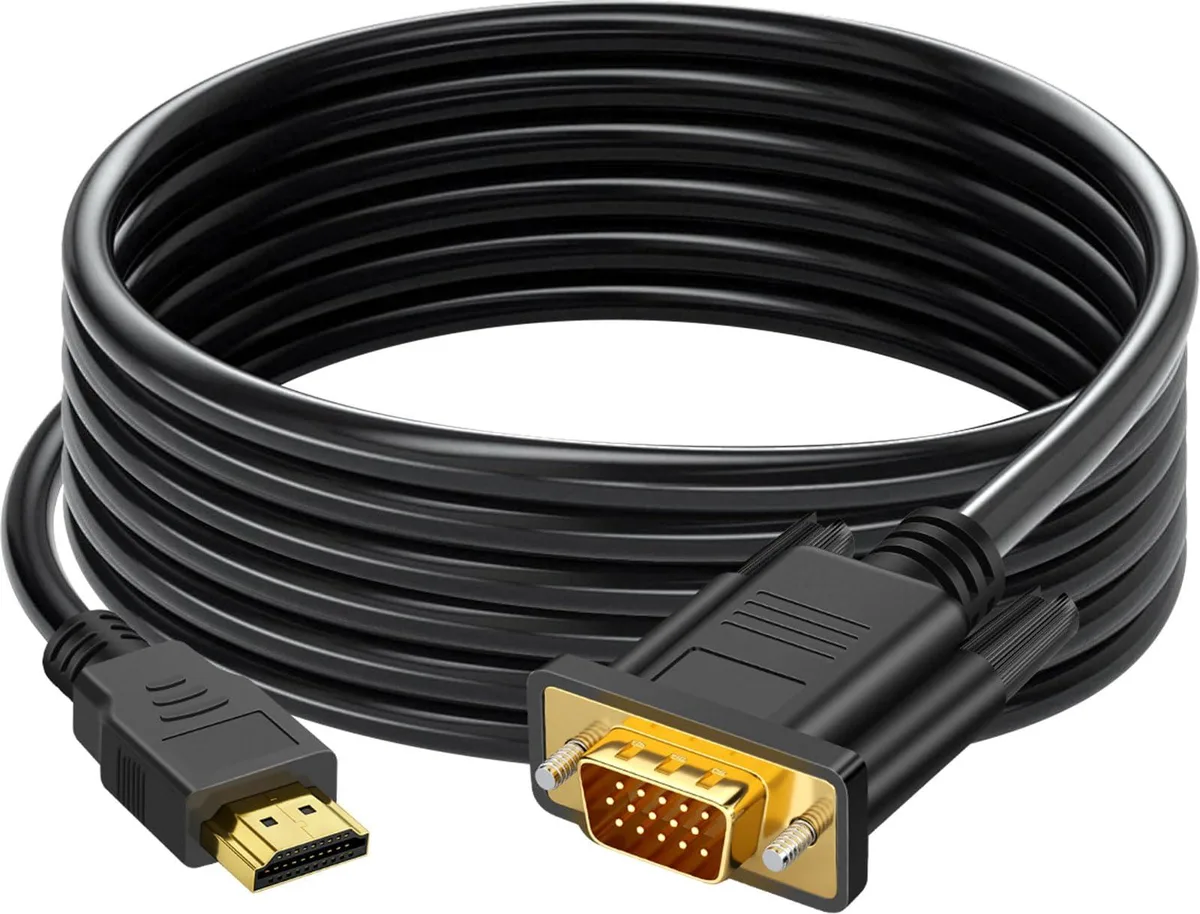 BUCIER BUCIER HDMI to VGA cable 6 feet 1080P — product photo