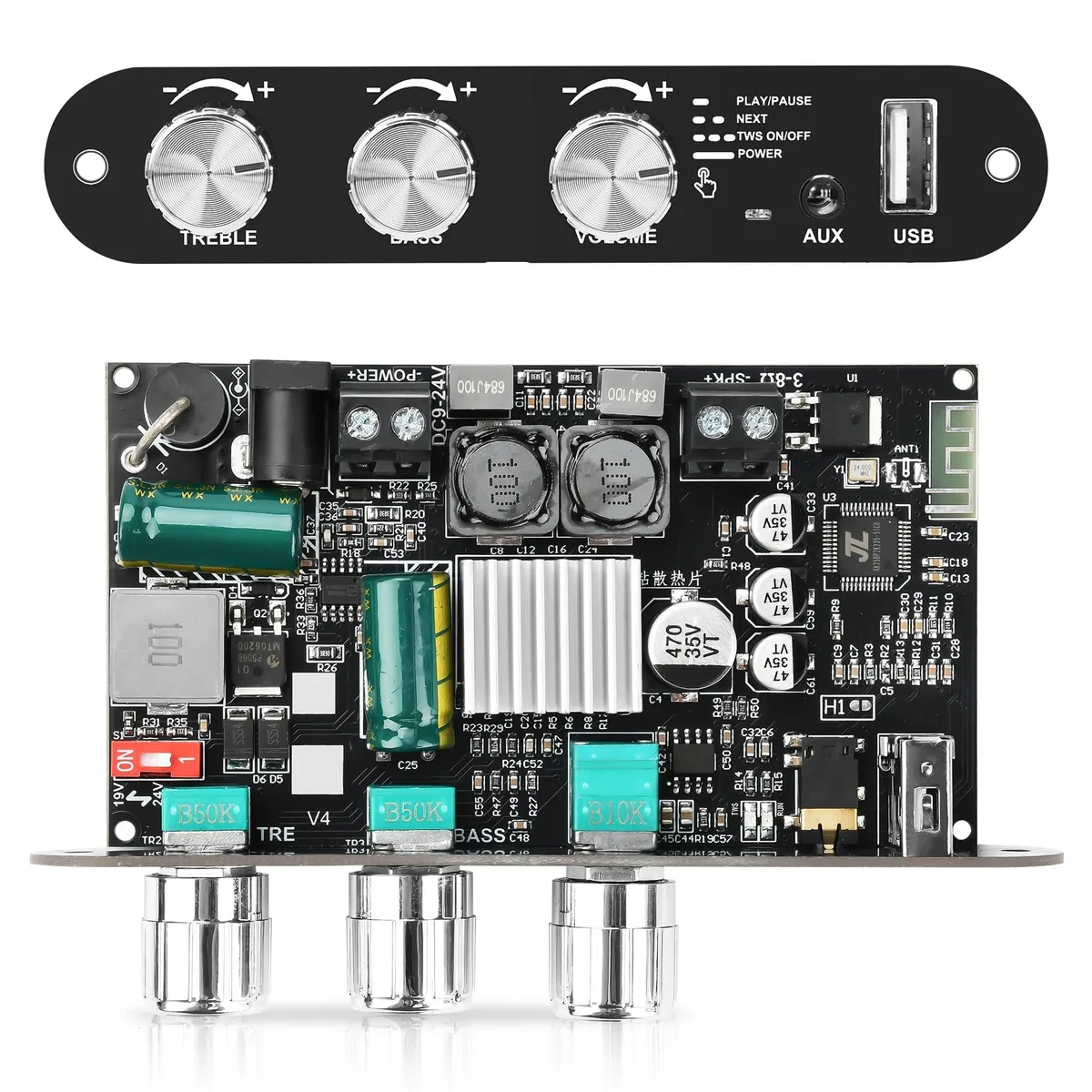  Daakro ZK-1001U Mono Bluetooth Amplifier Board 100W — product photo