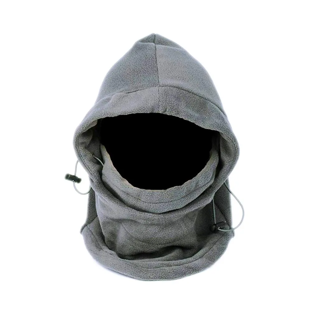Hot Headz of America Hot Headz of America W-HW-101-CH6 6-in-1 Fleece Hood Charcoal — product photo