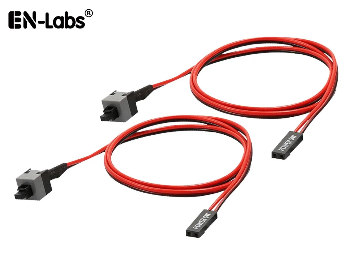 EN-Labs EN-Labs PWSW50CM 2-Pin Power Switch Cable 20" 2-Pack motherboard accessory — product photo