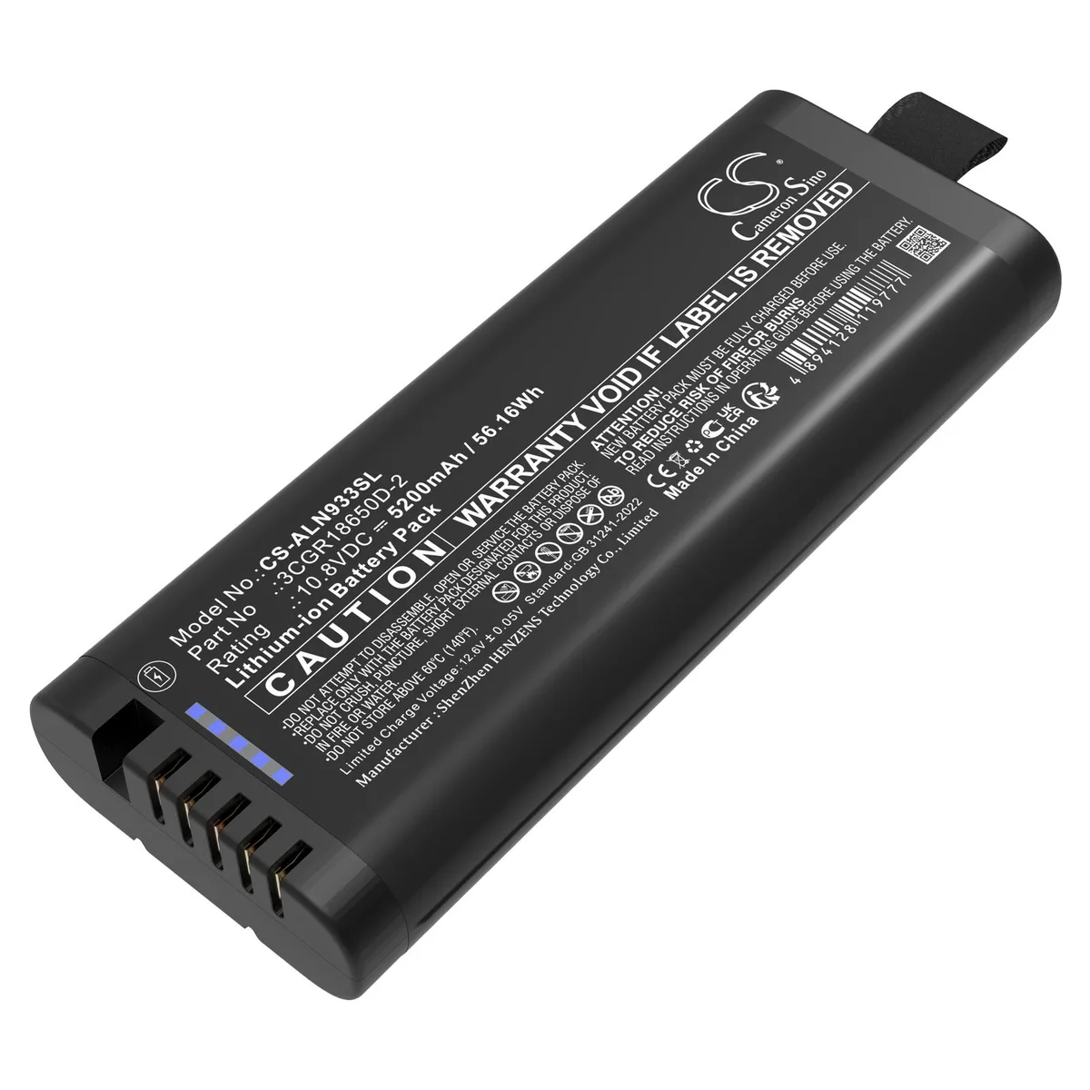 CS Cameron Sino FieldFox Analyzers N9910X/876 Battery 5200mAh 10.8V — product photo