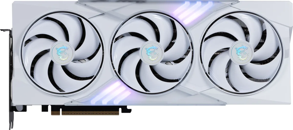MSI MSI RTX 5080 16G GAMING TRIO OC WHITE graphics card — product photo