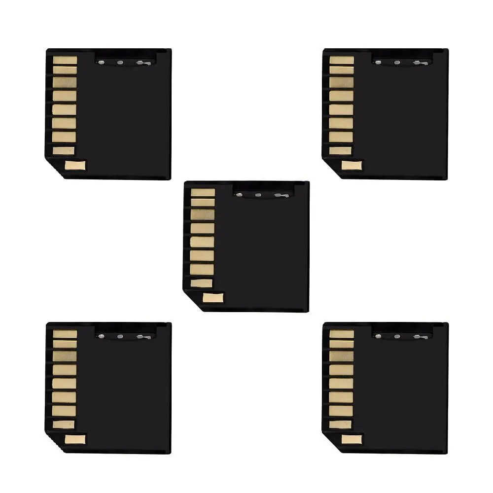LORDWORLD LORDWORLD Micro SD to SD Adapter Kit 5pcs Black 20mm — product photo