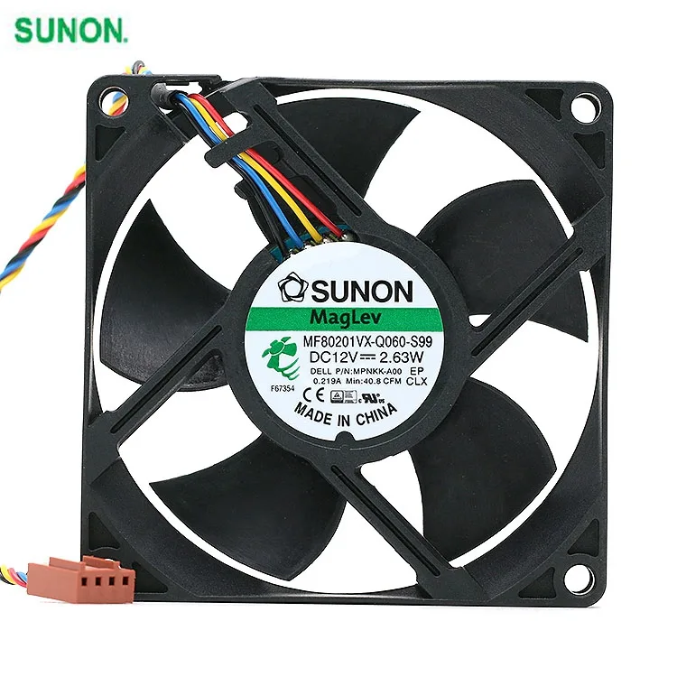SXDOOL SXDOOL MF80201VX-Q060-S99 80mm 4-Pin case fan — product photo