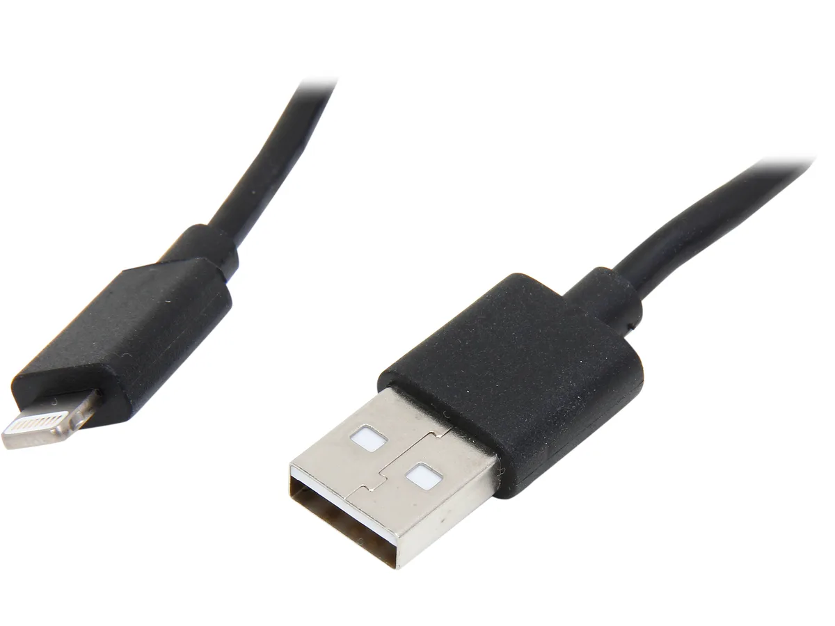 Black Lightning to USB cable 3.3 ft