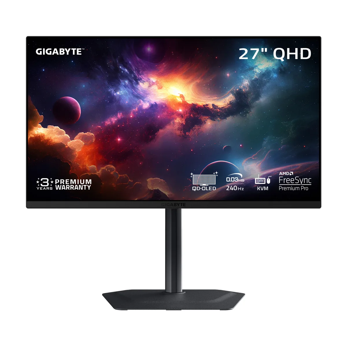 GIGABYTE GIGABYTE MO27Q2 SA1 27" QD-OLED Gaming Monitor — product photo