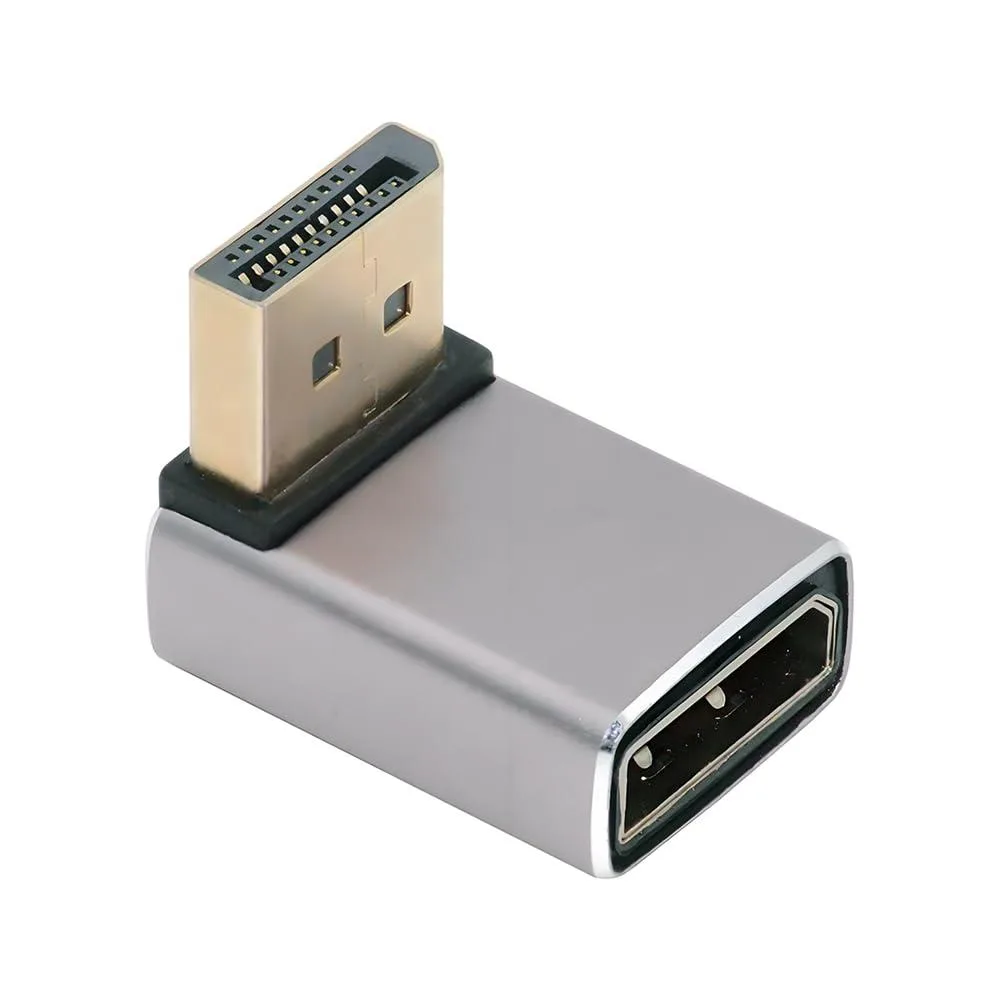 LORDWORLD LORDWORLD DisplayPort 1.4 Male to Female Down Angled 90° Adapter 8K 60Hz 4K 144Hz — product photo