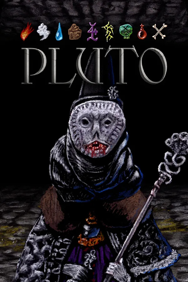 Steam code card for Pluto indie roguelike deckbuilder game