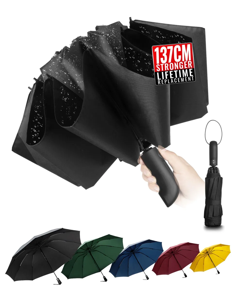  Chakipee LOYS-028 Clear 46" 10 Ribs Inverted Umbrella — product photo