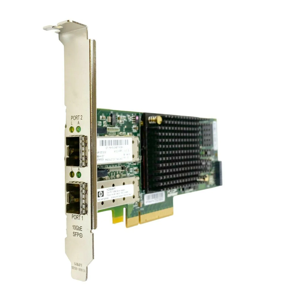 HP HP NC550SFP 586444-001 Dual-Port 10GbE PCIe 2.0 x8 Network Adapter — product photo