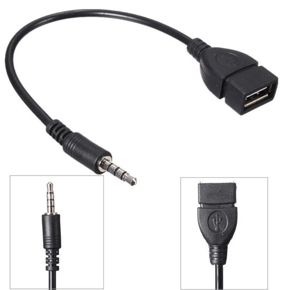 Ruth's sister Ruth's sister 3.5 mm AUX to USB 2.0 female converter cable — product photo