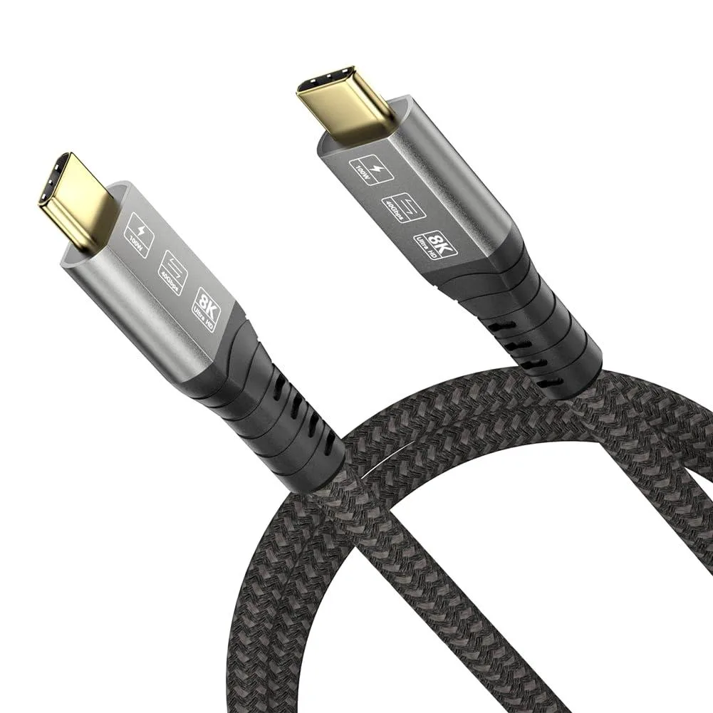 CableDeconn CableDeconn USB4 cable 1.8m 40Gbps 100W 8K@30Hz 4K@60Hz — product photo