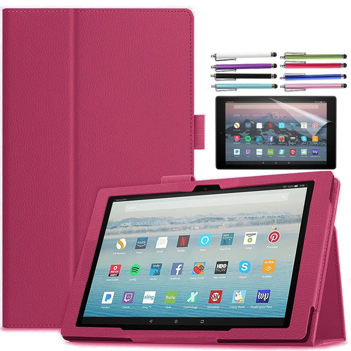 anicestore anicestore Protection Case for Amazon Fire 7 12th Gen 2022 Pink — product photo