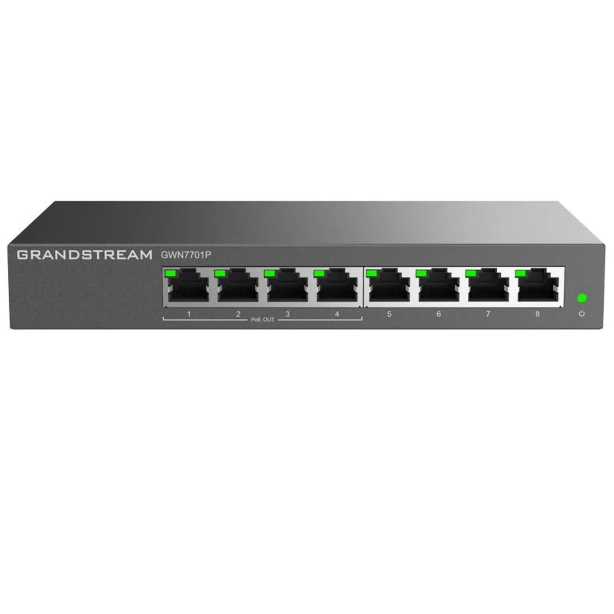 Grandstream GWN7701P 8-Port Gigabit Unmanaged PoE Switch — product photo