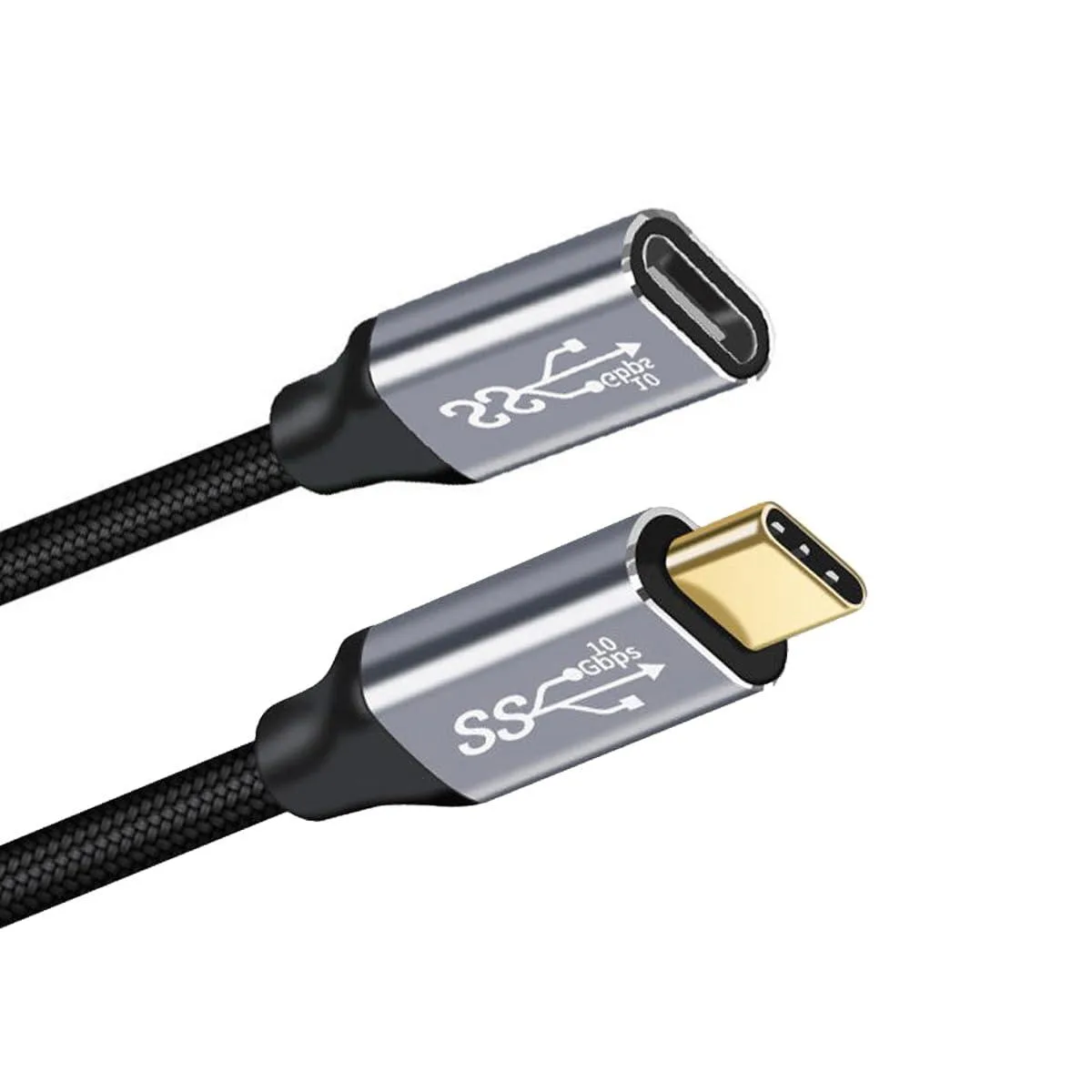 Fervit Fervit USB 3.1 Type-C Extension Cable 10Gbps 100W 3M — product photo