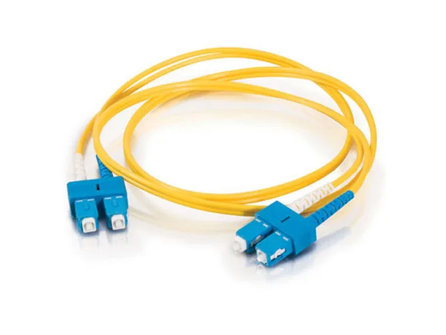 Cables To Go Cables To Go 18575 OS2 fibre optic cable SC-SC 9/125 duplex single-mode PVC yellow 32.8 ft — product photo