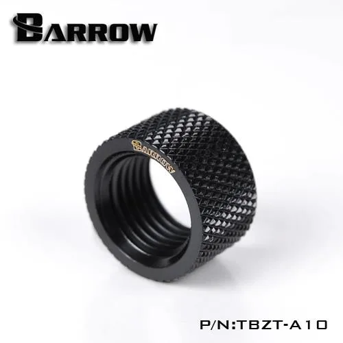 Barrow Mods Barrow Mods TBZT-A10-BK G1/4" 10.5mm Female-Female Extension Fitting - Black — product photo