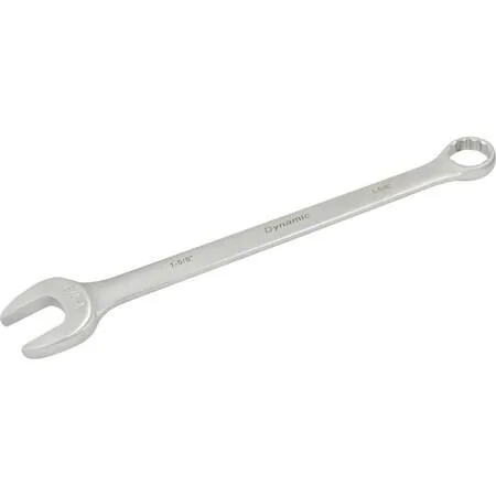Dynamic 1-5/8 inch 12-point combination wrench satin chrome finish
