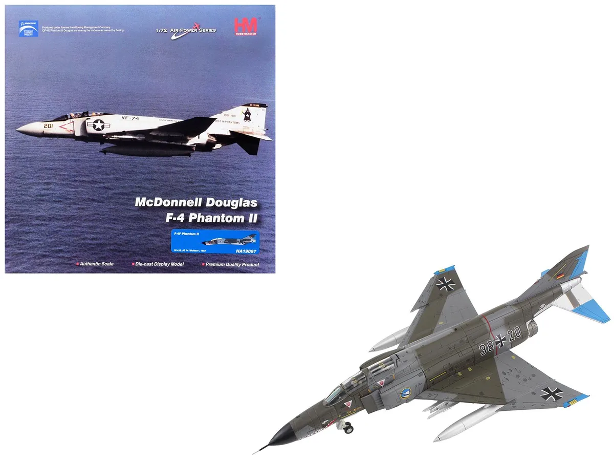 Hobby Master Hobby Master F-4F Phantom II JG 74 1982 1/72 Diecast Model — product photo