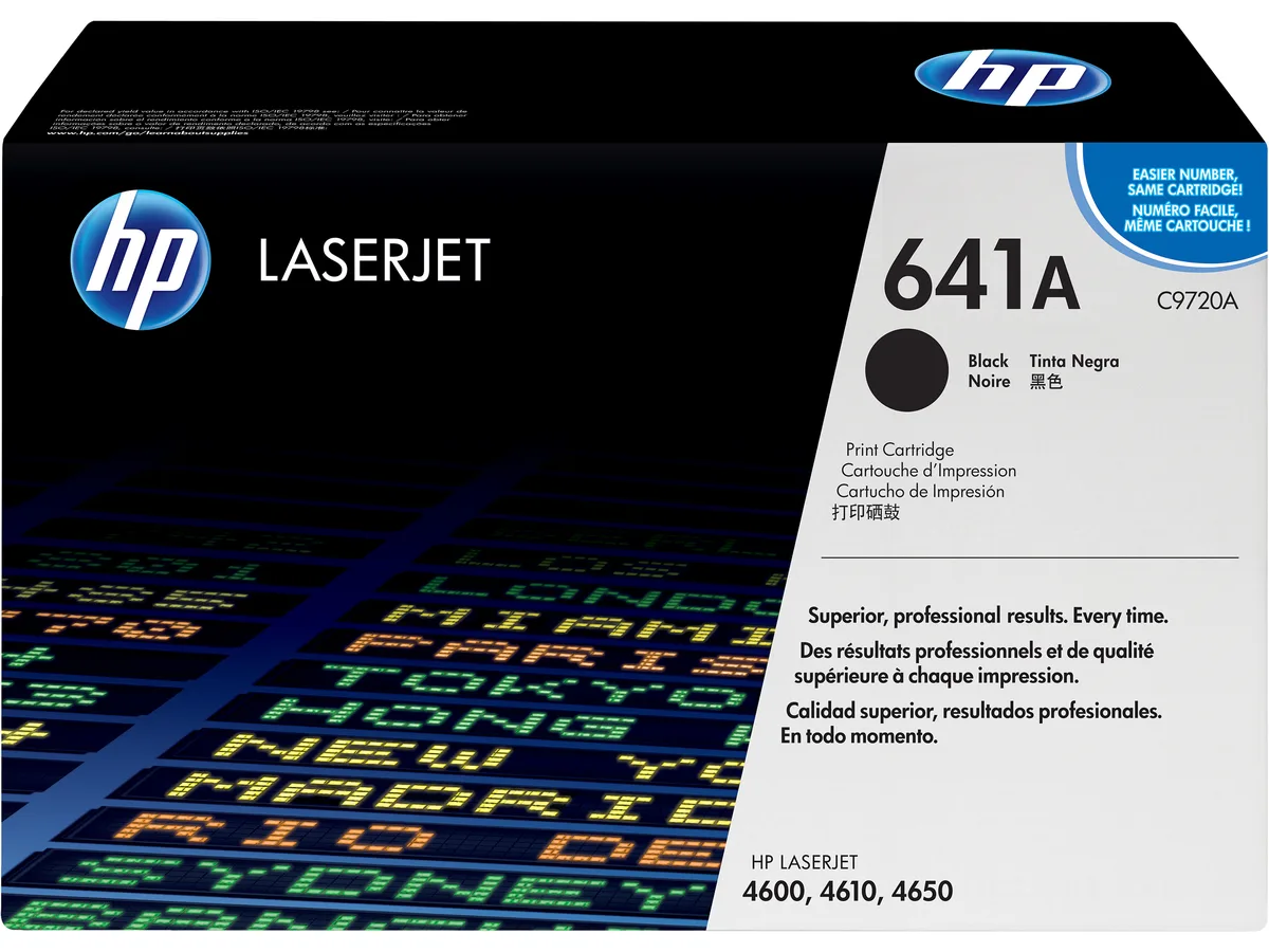 HP HP 641A (C9720A) Black Toner Cartridge 9000 Pages — product photo