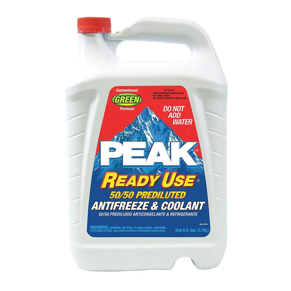 Peak Peak RUAB53 Antifreeze 1 gal 50/50 Green — product photo