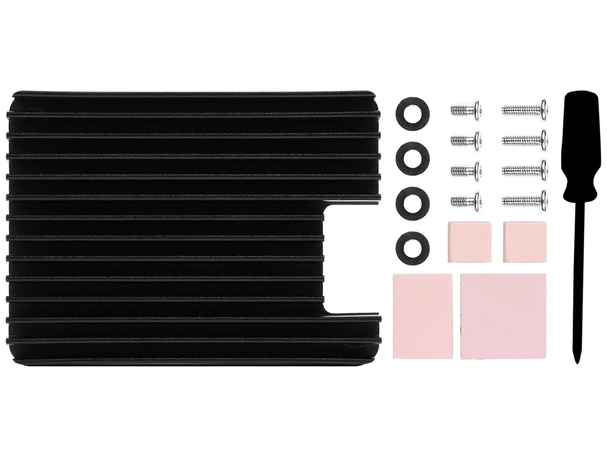 LORDWORLD LORDWORLD Aluminum Heatsink B for Raspberry Pi CM4 with Antenna Notch — product photo