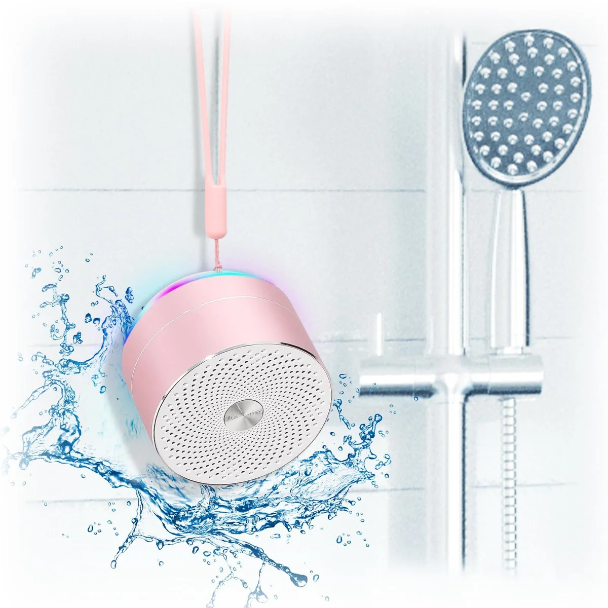 XLEADER SoundAngel A6RG Pink Rose Gold portable speaker — product photo