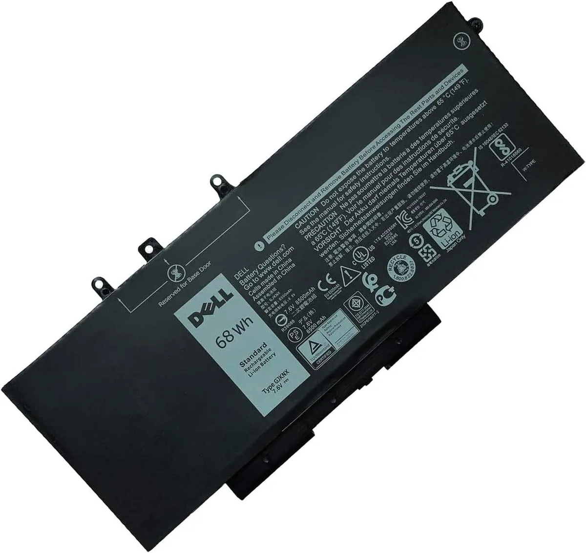 PISKEKAT PISKEKAT GJKNX 7.6V 68Wh 4-Cell laptop battery — product photo