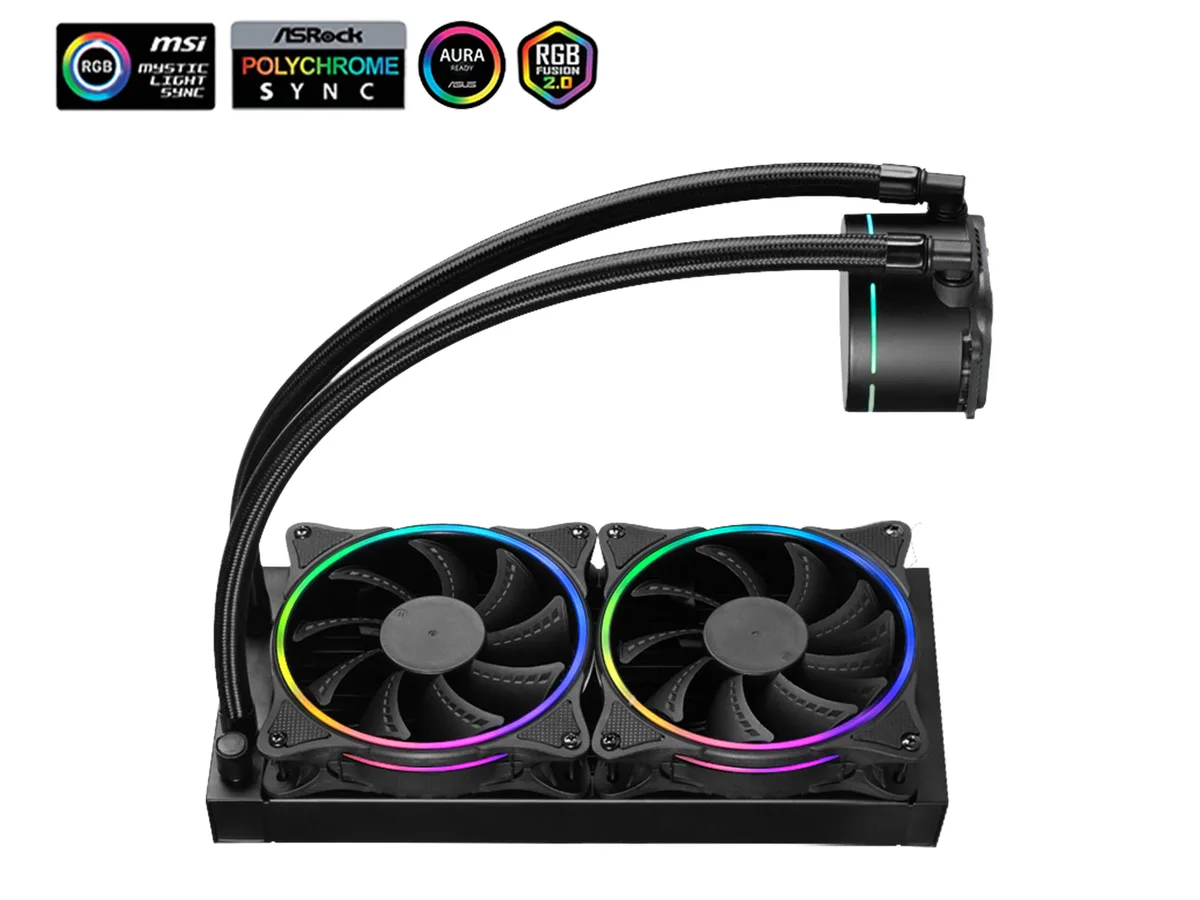 SAMA SAMA Halo 240 Black liquid cooler — product photo