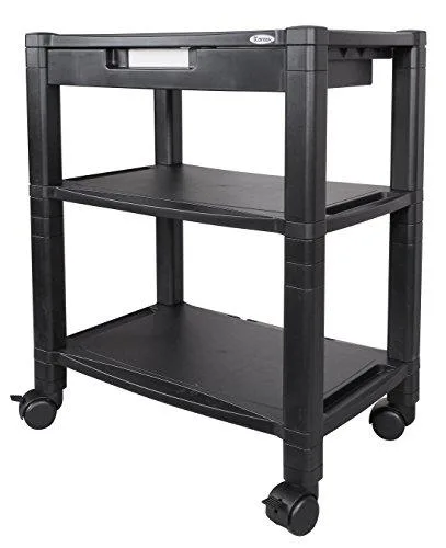 Kantek Kantek KTKPS640 3-Shelf Mobile Laser Printer Stand 20x13x24 — product photo