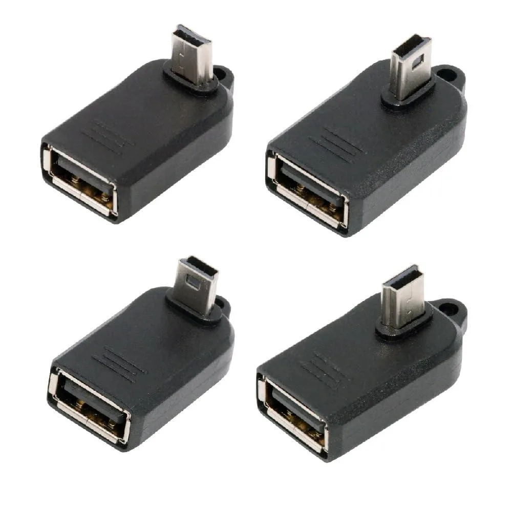 Fervit Fervit 4PCS Micro USB OTG Adapter 90 Degree Angled 480Mbps 2.0 — product photo