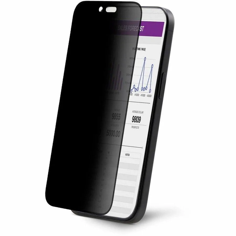 StarTech 4-way 360 privacy screen protector for iPhone 16 with applicator and cleaning kit