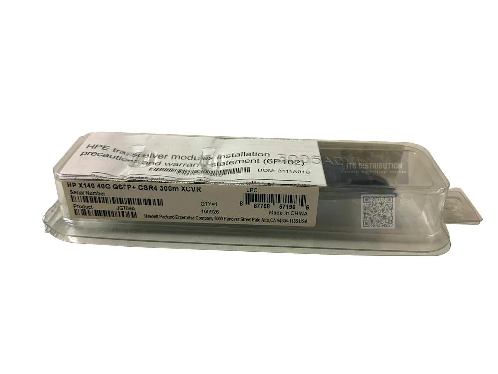 HP HP X140 40G QSFP+ 850nm CSR4 300m Transceiver JG709A — product photo